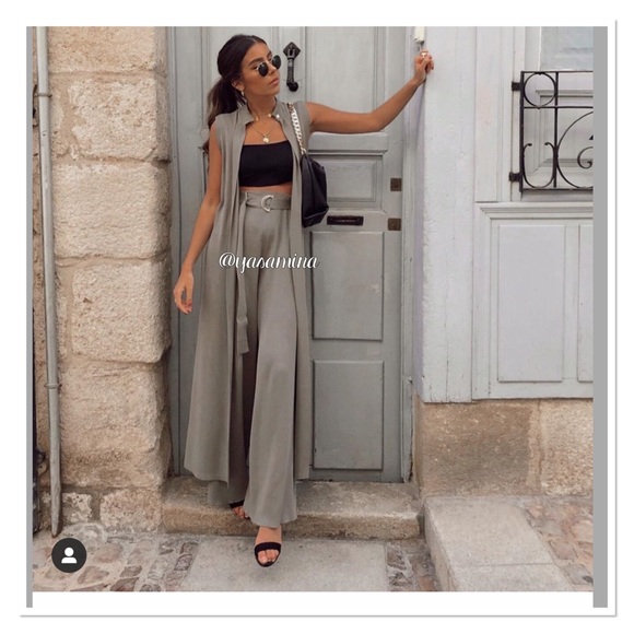 Last🔥🔥Zara knit  pants bloggers favorite - Picture 9 of 16